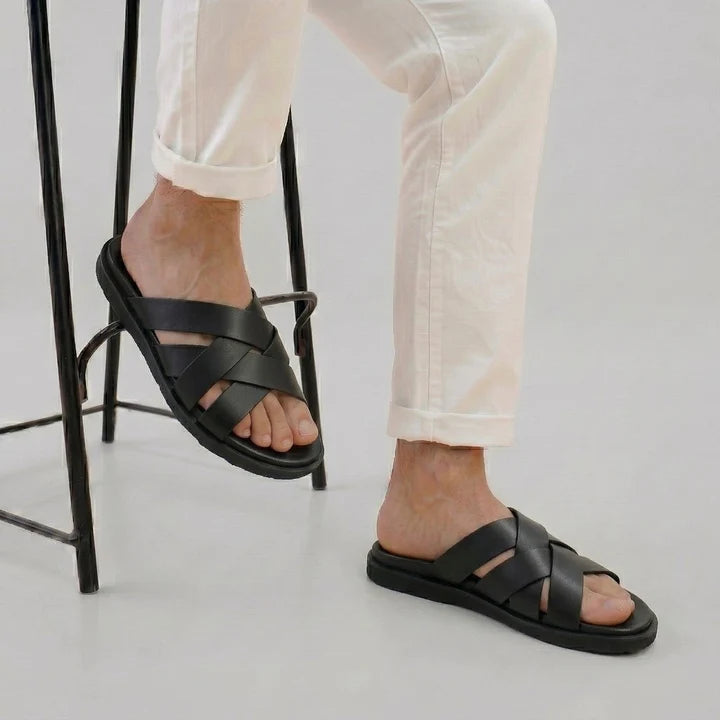 ADAM — Sandales Homme Élégantes à Brides Croisées