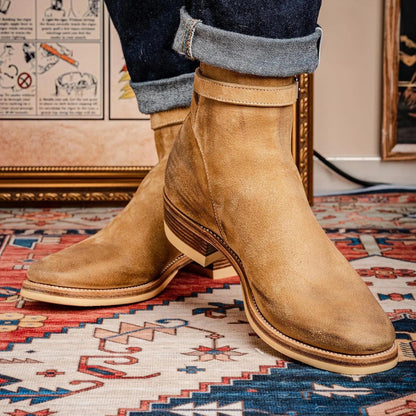 CAMILLE — Bottines en Cuir Suédé