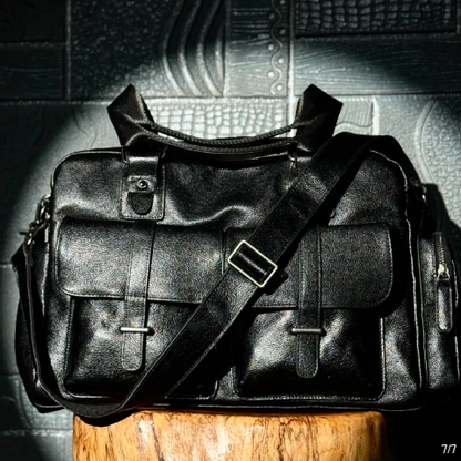 LOUIS — Sac à Dos Homme en Cuir Marron Vintage