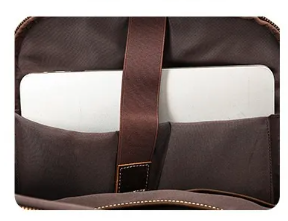 THOMAS — Sac à Dos Homme en Cuir Marron Foncé