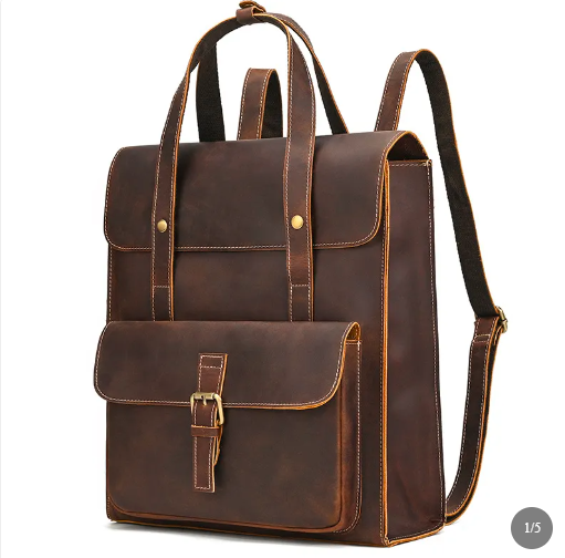 ÉTIENNE — Sac à Dos Homme Élégant en Cuir