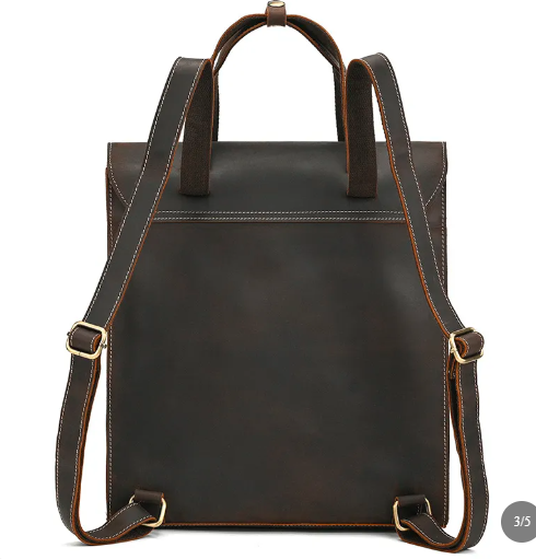 ÉTIENNE — Sac à Dos Homme Élégant en Cuir