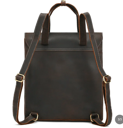 ÉTIENNE — Sac à Dos Homme Élégant en Cuir