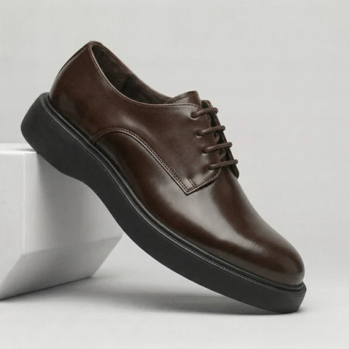 THÉO — Chaussures Homme Élégantes en Cuir Marron
