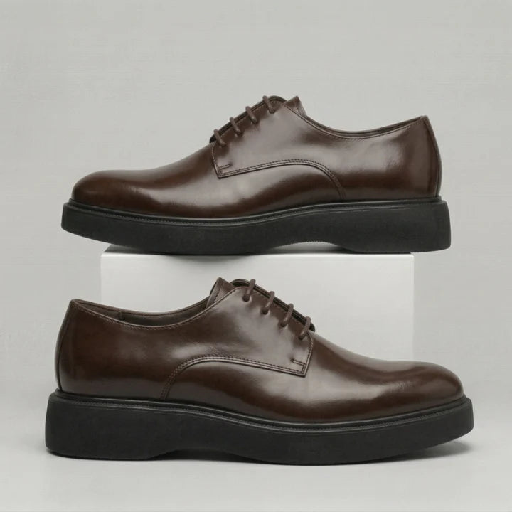 THÉO — Chaussures Homme Élégantes en Cuir Marron