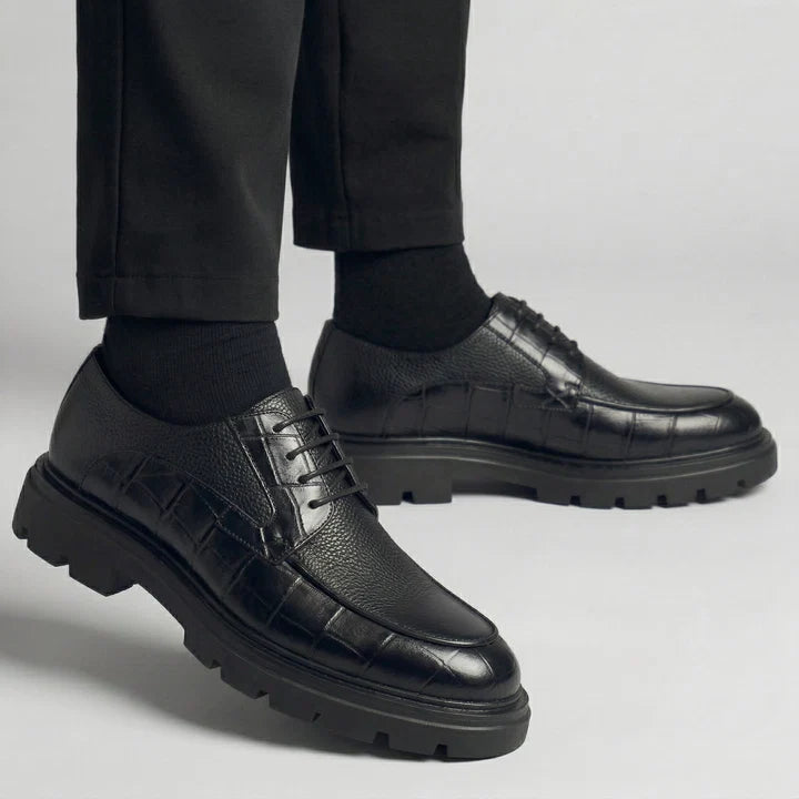 MATHIS — Chaussures Homme Élégantes en Cuir Noir