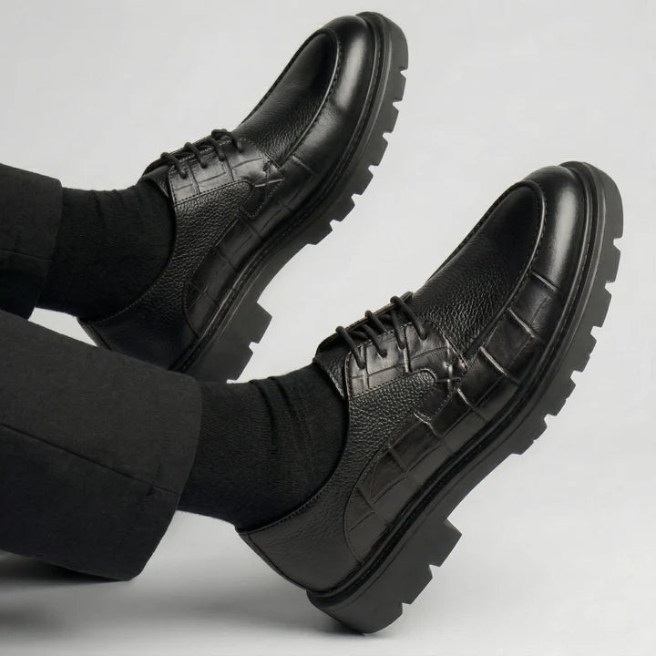 MATHIS — Chaussures Homme Élégantes en Cuir Noir