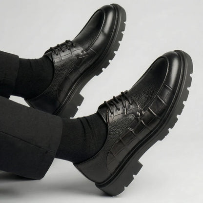 MATHIS — Chaussures Homme Élégantes en Cuir Noir
