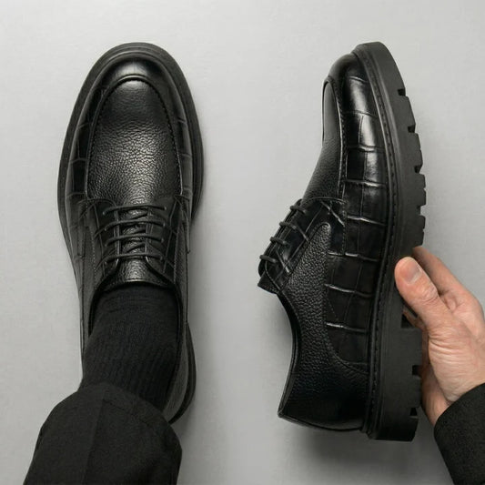 MATHIS — Chaussures Homme Élégantes en Cuir Noir