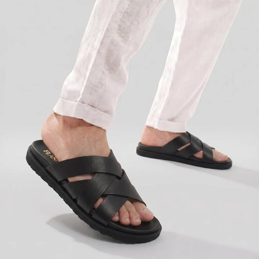 ADAM — Sandales Homme Élégantes à Brides Croisées